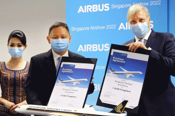 Singapore Airlines order for Airbus A350F Freighter